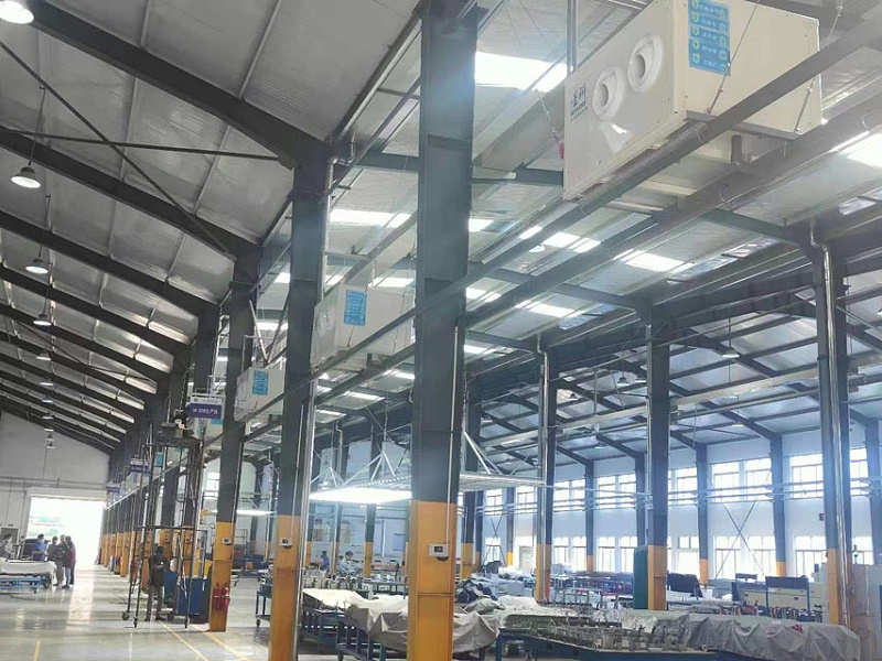 機(jī)械設(shè)備生產(chǎn)廠房車(chē)間降溫用工業(yè)蒸發(fā)冷省電空調(diào)