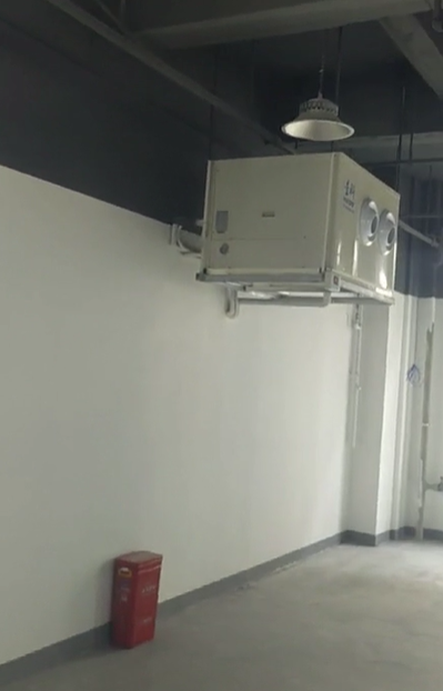 食品倉(cāng)庫(kù)整體制冷恒溫，應(yīng)用蒸發(fā)冷省電空調(diào)（臥式射流30機(jī)型）